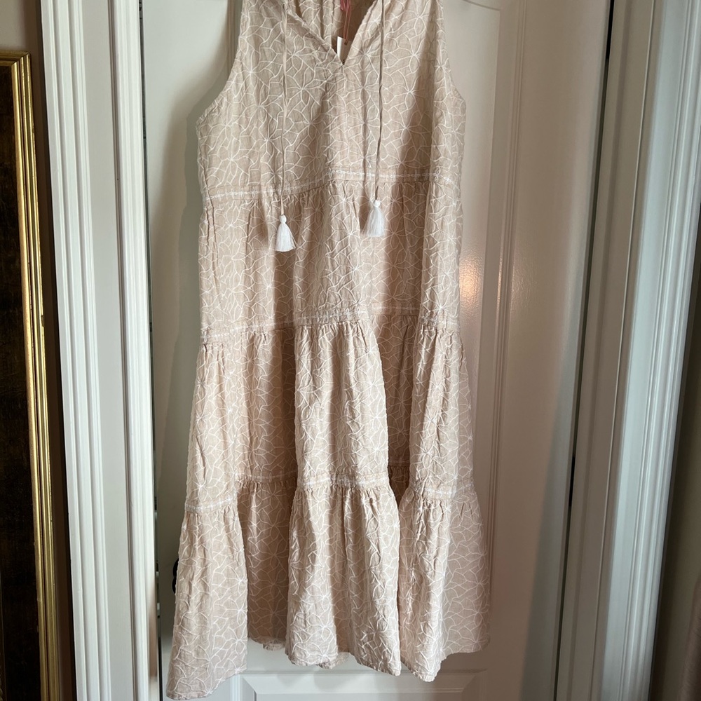 Vineyard Vines Day Lily Tiered MIDI Dress- new with tags